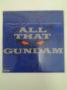 LD laser disk not for sale ALL THAT GUNDAM 1989 year all Thats Gundam Mobile Suit Gundam 20cm