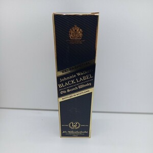 【未開封】ジョニーウォーカー ブラックラベル スコッチウイスキー BLACK LABEL JOHNNIE Walker 750ml 43%