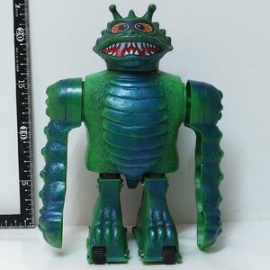  Tommy [ monster large rotation series gamala green green left hand coming off electric walk operation verification settled ] that time thing plastic toy Vintage robot #TOMY[ box less ]0969