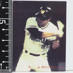 82年 カルビー プロ野球カード No.691【ラム 内野手 横浜大洋ホエールズ】昭和57年 1982年 Calbee おまけ 食玩 BASEBALL【中古】送料込