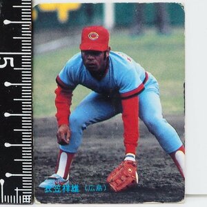 83年 カルビー プロ野球カード No.159【衣笠 祥雄 広島東洋カープ】昭和58年 1983年 当時物 Calbee おまけ 食玩 BASEBALL【中古】送料込