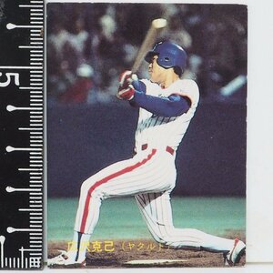 87年 カルビー プロ野球カード No.211【広沢 克己 ヤクルト スワローズ】昭和62年 1987年 当時物 Calbee おまけ食玩BASEBALL【中古】送料込