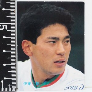 87年 カルビー プロ野球カード No.141【伊東 勤 西武ライオンズ】昭和62年 1987年 当時物 Calbee おまけ 食玩 BASEBALL【中古】送料込