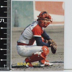 88年 カルビー プロ野球カード No.32【梨田 昌孝 近鉄バファローズ】昭和63年 1988年 当時物 Calbeeおまけ食玩BASEBALL【中古】送料込