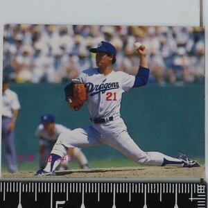 88年 カルビー プロ野球カード No.135【杉本 正 中日ドラゴンズ】昭和63年 1988年 当時物 Calbeeおまけ食玩BASEBALL【中古】送料込