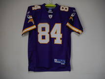 Reebok NFL プレミアJERSEY バイキングス ＃84 モス SIZE M_画像1