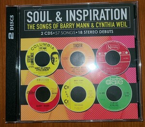 新作～ バリー・マン V.A./ SOUL & INSPIRATION - THE SONGS OF BARRY MANN & CYNTHIA WEIL 57 SONGS - 18 STEREO DEBUTS 輸入盤2CD-R 