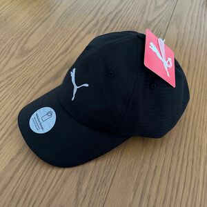 PUMA プーマ　キャップ　帽子　男女兼用　ランニング　フリーサイズ　新品♪黒