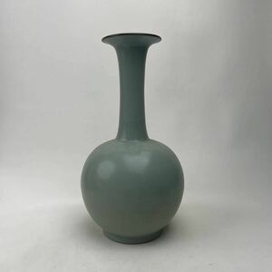 中国 古美術 汝窯 青磁 花瓶 花器 古玩 唐物