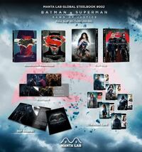 バットマン vs スーパーマン ジャスティスの誕生 [2D&3D Blu-ray]ブルーレイ海外盤スチールブック フルスリップ Manta Lab_画像8