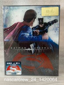 バットマン vs スーパーマン ジャスティスの誕生 [2D&3D Blu-ray]海外盤ダブルレンチキューラースリップ スチールブック ブルーレイHDZeta