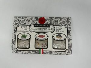 【未使用品】　ITALIAN SPECIALTY SALTS ソルト 塩 イタリア ハーブ チリペッパー 黒トリフ 100g×3 合計300ｇ クリックポスト （管15291）