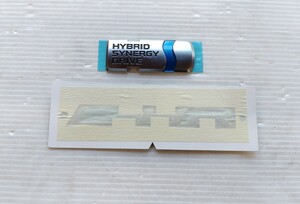 【送料無料】新品 トヨタ C-HR 純正 トランクエンブレム ハイブリッドシナジードライブ HYBRID SYNERGY DRIVE TOYOTA Emblem ZYX10 NGX50