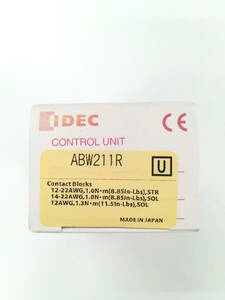正規代理店購入 IDEC 押ボタンスイッチ ABW211R