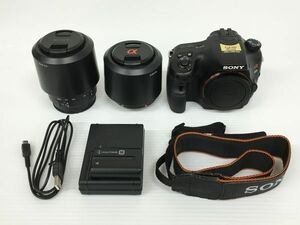 K18-836-0504-099【中古】SONY(ソニー) デジカメ デジタル一眼カメラ「α65」レンズや充電器など 付属品あり ※動作確認済み