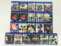 K18-891-0512-040【中古】PlayStation 4/PS4 ゲームソフト 21本 重複あり(FF XV/パワプロ 2018/CODシリーズ/ラスト・オブ・アス 他)_画像1