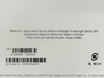 K18-905-0513-108【中古/美品】Apple(アップル) スマートウォッチ「Apple Watch Series 9」GPSモデル 45mm MR9A3J/A ※動作確認済み_画像10