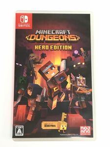 M11-512-037【中古/送料無料】Minecraft Dungeons Hero Edition(マインクラフトダンジョンズ ヒーローエディション)Switch ゲームソフト