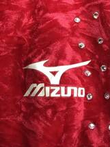 MIZUNO レオタード 水着 衣装 新体操 競技 半袖 アシンメトリー ベロア 装飾 ミズノ 希少 レア■0510L_画像3