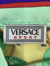 伊製 VERSACE SPORT BASEBALL BOSTON RED SOX シルク シャツ ヴェルサーチ ボストン・レッドソックス 野球 ヴィンテージ 希少 レア■0514R_画像5