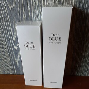 deep BLUE ボディクリーム150g　ボディウォッシュ180ml 美容液