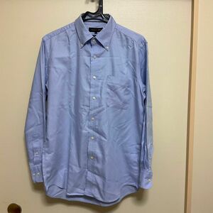 ユニクロ　ファインクロスシャツ　メンズLサイズ　長袖シャツ　UNIQLO