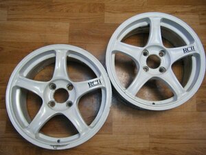 IB-206 YOKOHAMA ADVAN RACING RCⅡ 15×6.5J 4H-100 +35 (2本) アドバンレーシング 送料は全国一律2750円 離島を除く