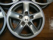 IB213 HONDA ホンダ 純正 ストリーム 15×6J 5H-114.3 +55 (4本) ステップワゴン アコード シビック 流用 送料は全国一律5500円 離島を除く_画像3