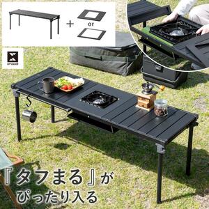 ガーデン テーブル アウトドア キャンプ メンズライク インダストリアル シンプル コンパクト 折りたたみ式 レジャー ブラック 黒 YS722