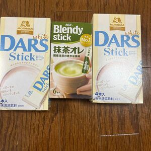 森永製菓 白いダース スティック 4本入×２　ブレンディ　抹茶オレ