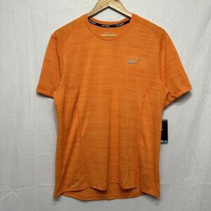 NIKE ナイキ RUNNING ランニング メンズ ショート スリーブ 半袖 T シャツ DRI-FIT クール マイラー L 718349-868 オレンジ b19183