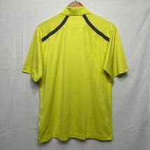 NIKE GOLF ナイキ ゴルフ ショート スリーブ 半袖 ポロ シャツ メンズ ウェア DRI FIT 黄緑 イエローグリーン M b19269_画像4