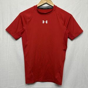 UNDER ARMOUR アンダーアーマー コンプレッション ショート スリーブ 半袖 インナー シャツ ウエア MCM8495 メンズ M D 赤 レッド b19310