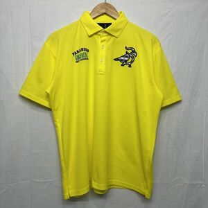 PARADISO Paradiso Bridgestone GOLF одежда для гольфа короткий рукав Short рукав рубашка-поло мужской желтый желтый цвет L b19336