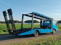 車検付き２台積み積載車3200kg日産アトラス4HJ1ビッグブロック4980ccノンターボ中型免許8トン キャリアカー花見台ローダー栃木県宇都宮市_画像4