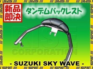 スカイウェイブ250 CJ44A/CJ45A/CJ46A タンデムバックレスト