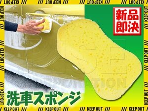 洗車スポンジ ウォッシュスポンジ 吸水力 泡 洗車グッズ 車 バイク オートバイ 大判サイズ 持ちやすい 洗車用品 室内 清掃用具