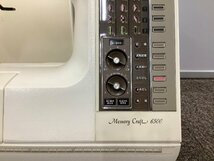 【ジャンク】動作未確認　電源コード欠品　 ジャノメ JANOME Memory Craft 6500 電動ミシン メモリークラフト6500_画像3