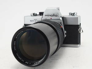 ★訳あり良品★ ミノルタ MINOLTA SRT 101 CLC ボディ 200mm 単焦点レンズセット ★シャッターOK！ #TA4604