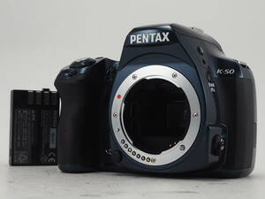 ★訳あり良品★ ペンタックス PENTAX K-50 ボディ ★撮影画像が暗くなる バッテリー付き シャッターOK！ #TA4657 