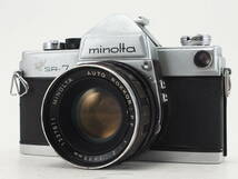 ★訳あり実用品★ ミノルタ MINOLTA SR-7 ボデイ 55mm レンズセット ★シャッターOK！ #TA4746_画像1