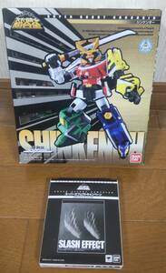 [ нераспечатанный ] BANDAI Bandai спойлер boto Chogokin Samurai Squadron Shinkenger sin талон o-+ не продается SLASH EFFECT