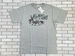 未使用　ウエアハウス　WAREHOUSE　半袖Ｔシャツ　サイズＬ　日本製　4096　GO NAVY　GRAY