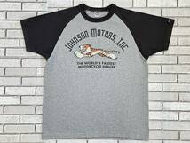 ＵＳＥＤ　トイズマッコイ　TOYS McCOY　半袖ラグランＴシャツ　サイズＬ　JOHNSON MOTORS,INC._画像1