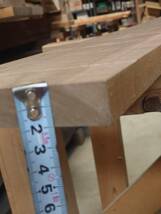 山桜　No.240517-Ｆ　無垢　乾燥材　板（長さ1000㎜ｘ幅140㎜ｘ厚み20㎜）1枚　木材　DIY　棚板　小物作りに_画像5