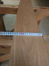 山桜　No.240517-G　無垢　乾燥材　板（長さ960㎜ｘ幅140㎜ｘ厚み20㎜）1枚　木材　DIY　棚板　小物作りに_画像2