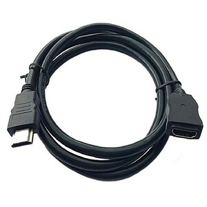 HDMI延長ケーブル 延長タイプ 1.5m (タイプAオス - タイプAメス) ブラック