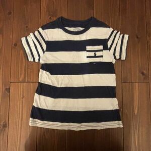 ラルフローレン　POLO　ポロ　キッズ　ボーダー　Tシャツ　トップス　カットソー　半袖　120　130　5