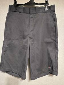 Dickies ディッキーズ ハーフパンツ ルーズフィット チャコールグレー 32 中古