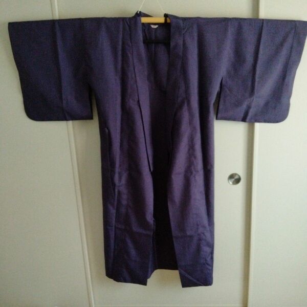着物用　レインコート　濃い紫　レディースMサイズ　和装小物